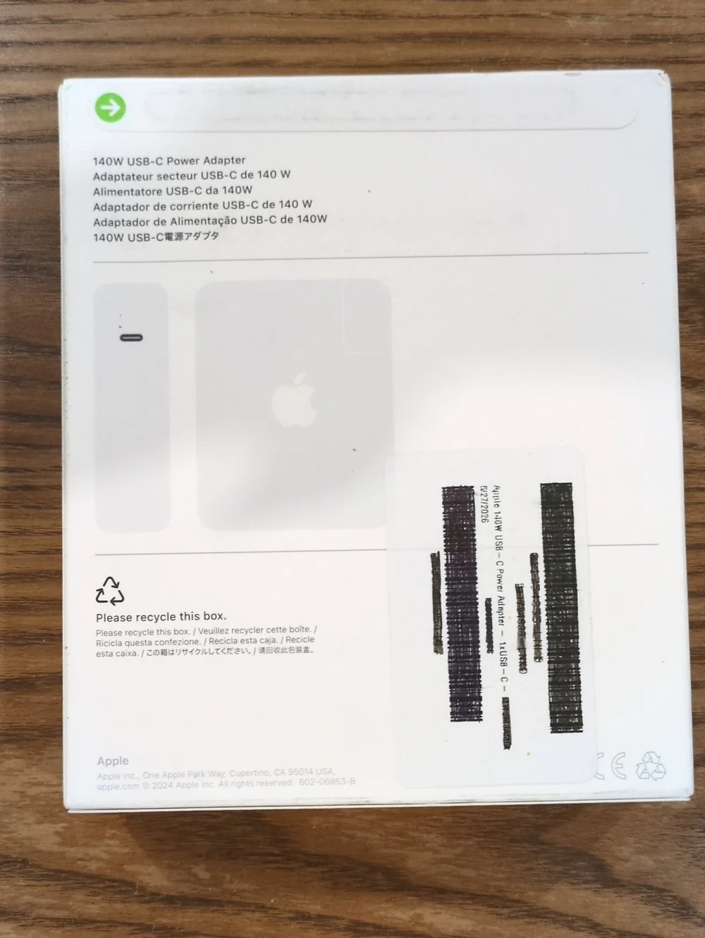 Apple 140W USB-C Power Adapter